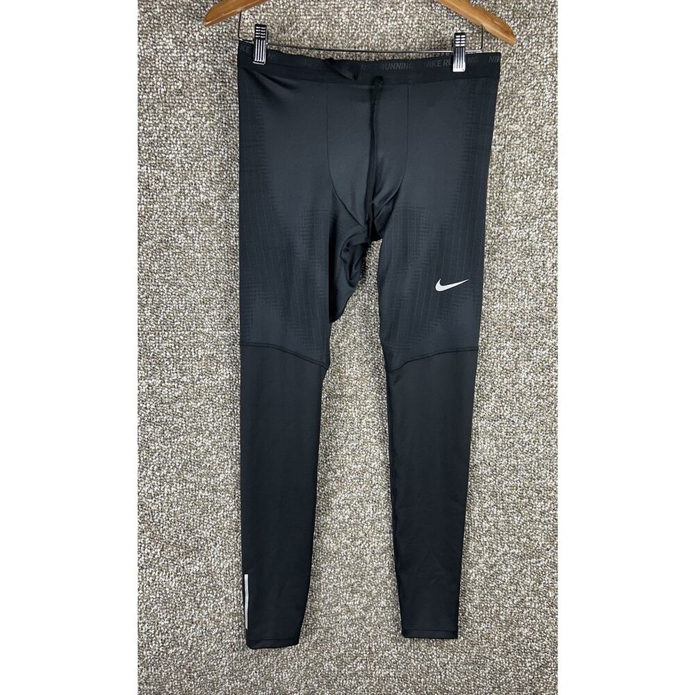 Nike Phenom Elite Dri-FIT Running Tights Men's Medium Black CZ8823-010 NEW